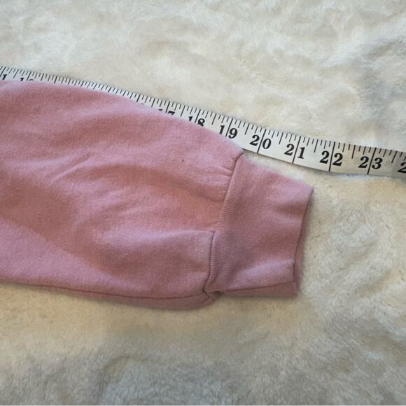 Looney Tunes Bugs Bunny and Gang Crew Neck Sweatshirt Size Youth XXL Powder Pink - Picture 5 of 8